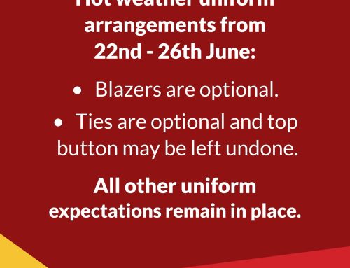Hot Weather Uniform Update